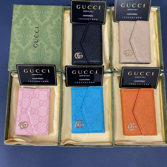 Fashion Leather Card Holder Storage Bank Credit Cash Card ID Card Passport Holders Bag Organizer Case Wallet Pocket Purse